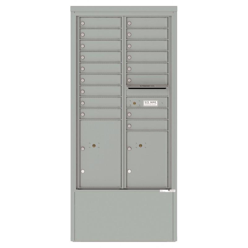 Load image into Gallery viewer, 4C15D-17-D - 17 Tenant Doors with 2 Parcel Lockers and Outgoing Mail Compartment - 4C Depot Mailbox Module
