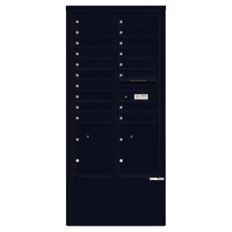 Load image into Gallery viewer, 4C15D-18-D - 18 Tenant Doors with 2 Parcel Lockers and Outgoing Mail Compartment - 4C Depot Mailbox Module
