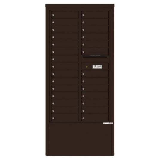 4C15D-28-D - 28 Tenant Doors and Outgoing Mail Compartment - 4C Depot Mailbox Module