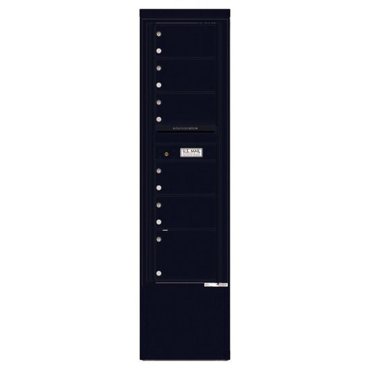 4C15S-06-D - 6 Tenant Doors and Outgoing Mail Compartment - 4C Depot Mailbox Module