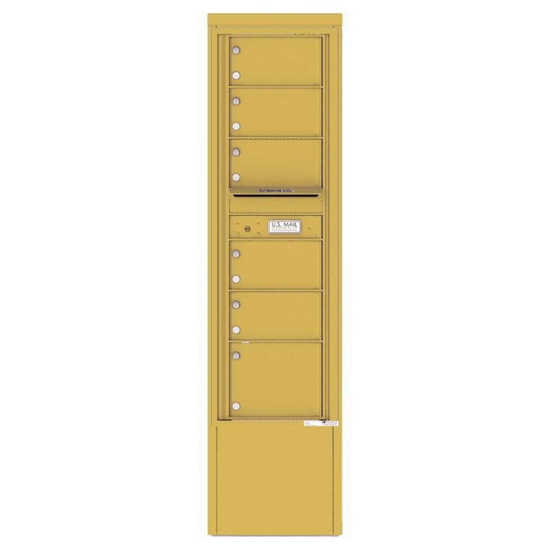 Load image into Gallery viewer, 4C15S-06-D - 6 Tenant Doors and Outgoing Mail Compartment - 4C Depot Mailbox Module
