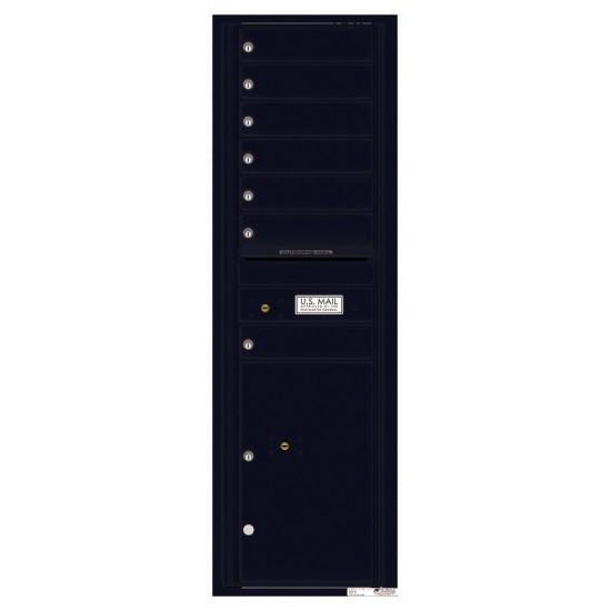 Load image into Gallery viewer, 4C15S-07 - 7 Tenant Doors with 1 Parcel Locker and Outgoing Mail Compartment - 4C Wall Mount 15-High Mailboxes
