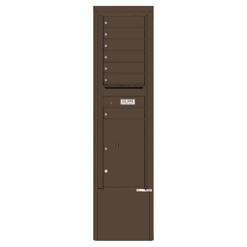 Load image into Gallery viewer, 4C15S-07-D - 7 Tenant Doors with 1 Parcel Locker and Outgoing Mail Compartment - 4C Depot Mailbox Module
