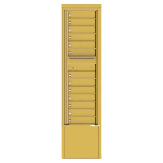 4C15S-13-D - 13 Tenant Doors and Outgoing Mail Compartment - 4C Depot Mailbox Module