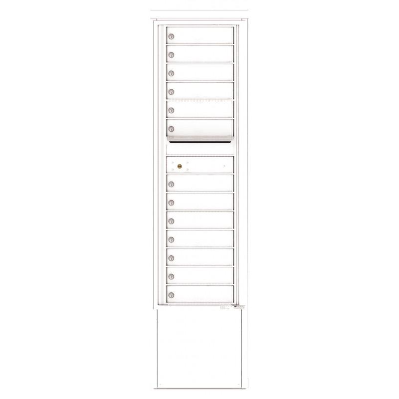 Load image into Gallery viewer, 4C15S-13-D - 13 Tenant Doors and Outgoing Mail Compartment - 4C Depot Mailbox Module
