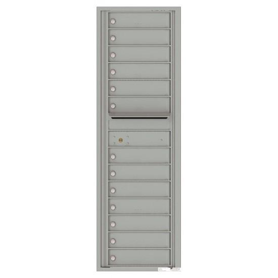 Load image into Gallery viewer, 4C15S-13 - 13 Tenant Doors with Outgoing Mail Compartment - 4C Wall Mount 15-High Mailboxes
