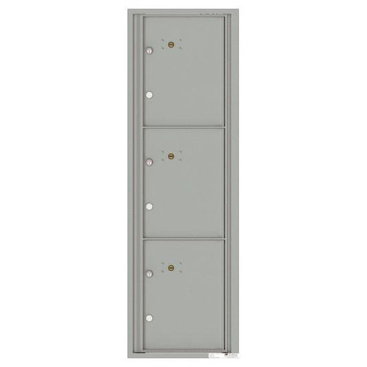 4C15S-3P - 3 Parcel Doors Unit - 4C Wall Mount 15-High