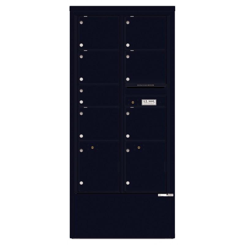 Load image into Gallery viewer, 4C16D-07-D - 7 Tenant Doors with 2 Parcel Lockers and Outgoing Mail Compartment - 4C Depot Mailbox Module
