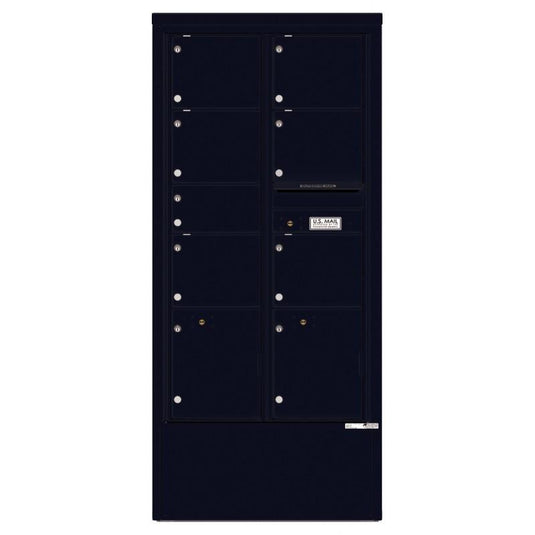 4C16D-07-D - 7 Tenant Doors with 2 Parcel Lockers and Outgoing Mail Compartment - 4C Depot Mailbox Module