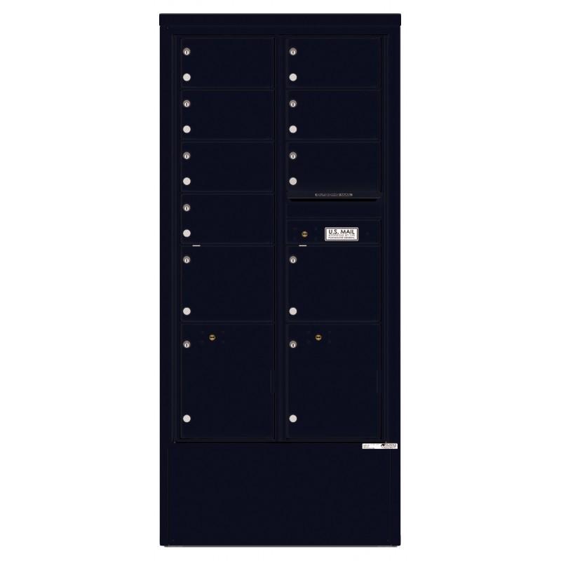 Load image into Gallery viewer, 4C16D-09-D - 9 Tenant Doors with 2 Parcel Lockers and Outgoing Mail Compartment - 4C Depot Mailbox Module
