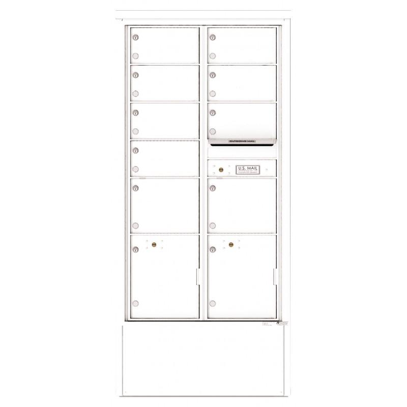 Load image into Gallery viewer, 4C16D-09-D - 9 Tenant Doors with 2 Parcel Lockers and Outgoing Mail Compartment - 4C Depot Mailbox Module

