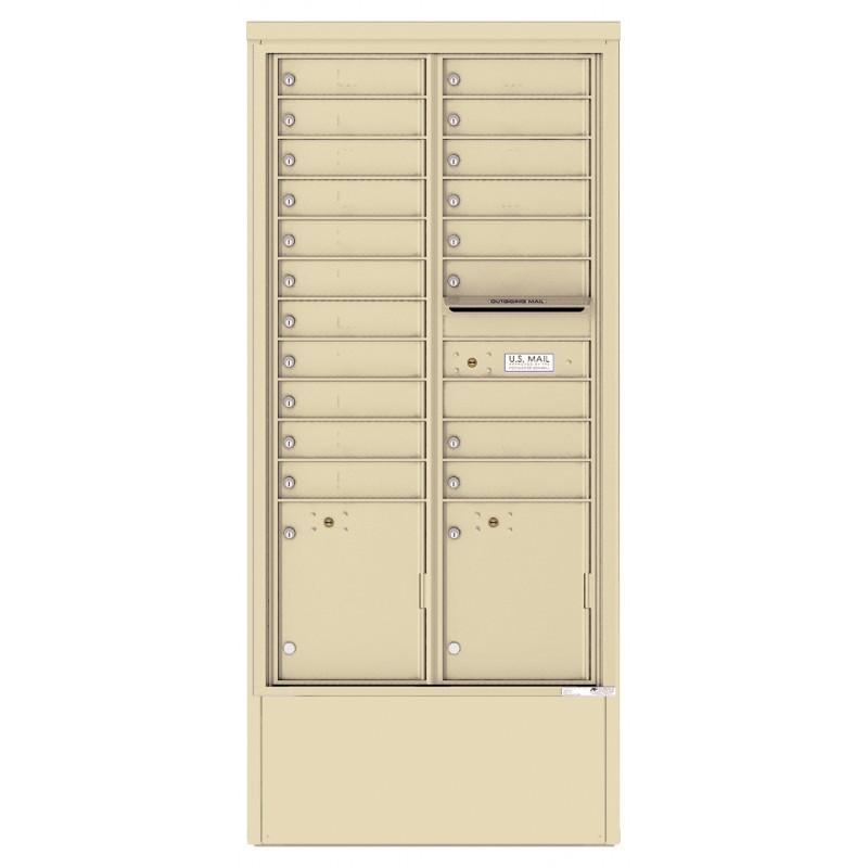 Load image into Gallery viewer, 4C16D-19-D - 19 Tenant Doors with 2 Parcel Lockers and Outgoing Mail Compartment - 4C Depot Mailbox Module
