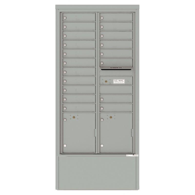 Load image into Gallery viewer, 4C16D-19-D - 19 Tenant Doors with 2 Parcel Lockers and Outgoing Mail Compartment - 4C Depot Mailbox Module
