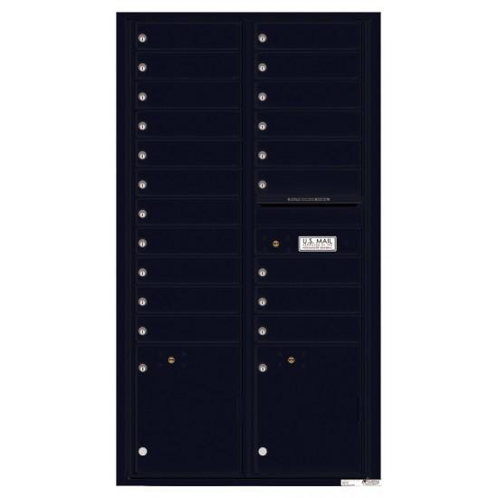 Load image into Gallery viewer, 4C16D-20 - 20 Tenant Doors with 2 Parcel Lockers and Outgoing Mail Compartment - 4C Wall Mount Max Height Mailboxes
