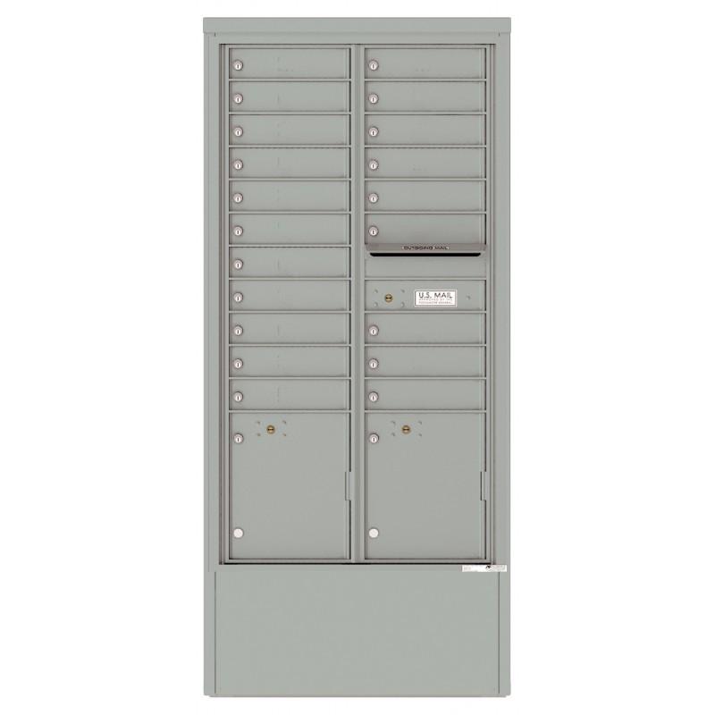 Load image into Gallery viewer, 4C16D-20-D - 20 Tenant Doors with 2 Parcel Lockers and Outgoing Mail Compartment - 4C Depot Mailbox Module
