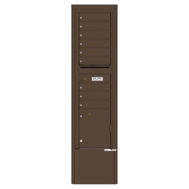 Load image into Gallery viewer, 4C16S-09-D - 9 Tenant Doors with 1 Parcel Locker and Outgoing Mail Compartment - 4C Depot Mailbox Module
