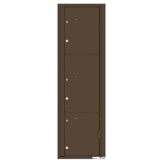 Load image into Gallery viewer, 4C16S-3P - 3 Parcel Doors Unit - 4C Wall Mount Max Height
