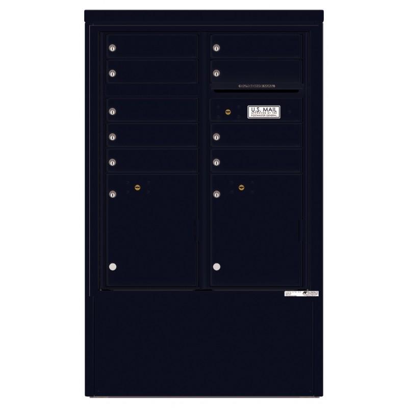 Load image into Gallery viewer, 4CADD-09-D - 9 Tenant Doors with 2 Parcel Lockers and Outgoing Mail Compartment - 4C Depot Mailbox Module

