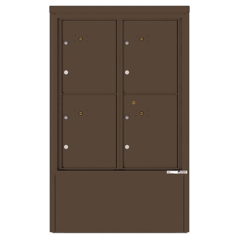 Load image into Gallery viewer, 4CADD-4P-D - 4 Parcel Lockers - 4C Depot Mailbox Module
