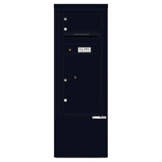 4CADS-01-D - 1 Tenant Door with 1 Parcel Locker and Outgoing Mail Compartment - 4C Depot Mailbox Module