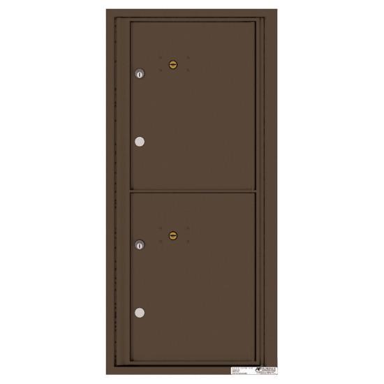 4CADS-2P - 2 Parcel Doors Unit - 4C Wall Mount ADA Max Height