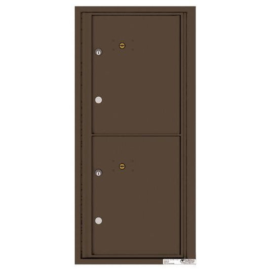 4CADS-2P - 2 Parcel Doors Unit - 4C Wall Mount ADA Max Height