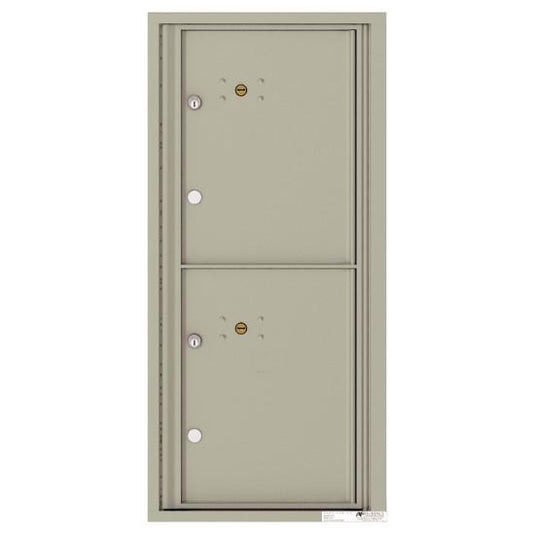 4CADS-2P - 2 Parcel Doors Unit - 4C Wall Mount ADA Max Height