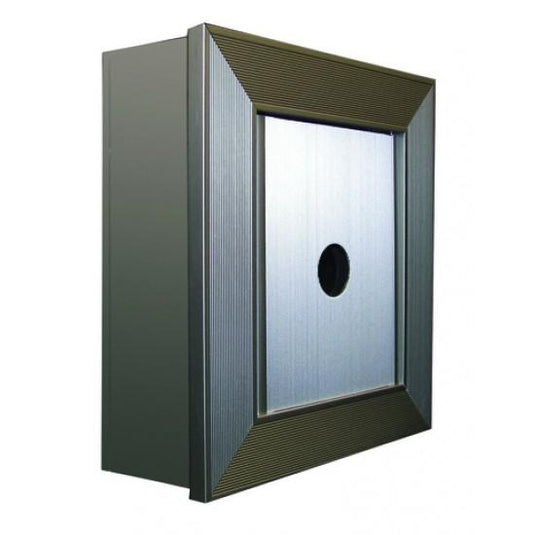 KKASMA - Key Keeper (Key Lock Box) - With Surface Mount Collar - Anodized Aluminum Finish